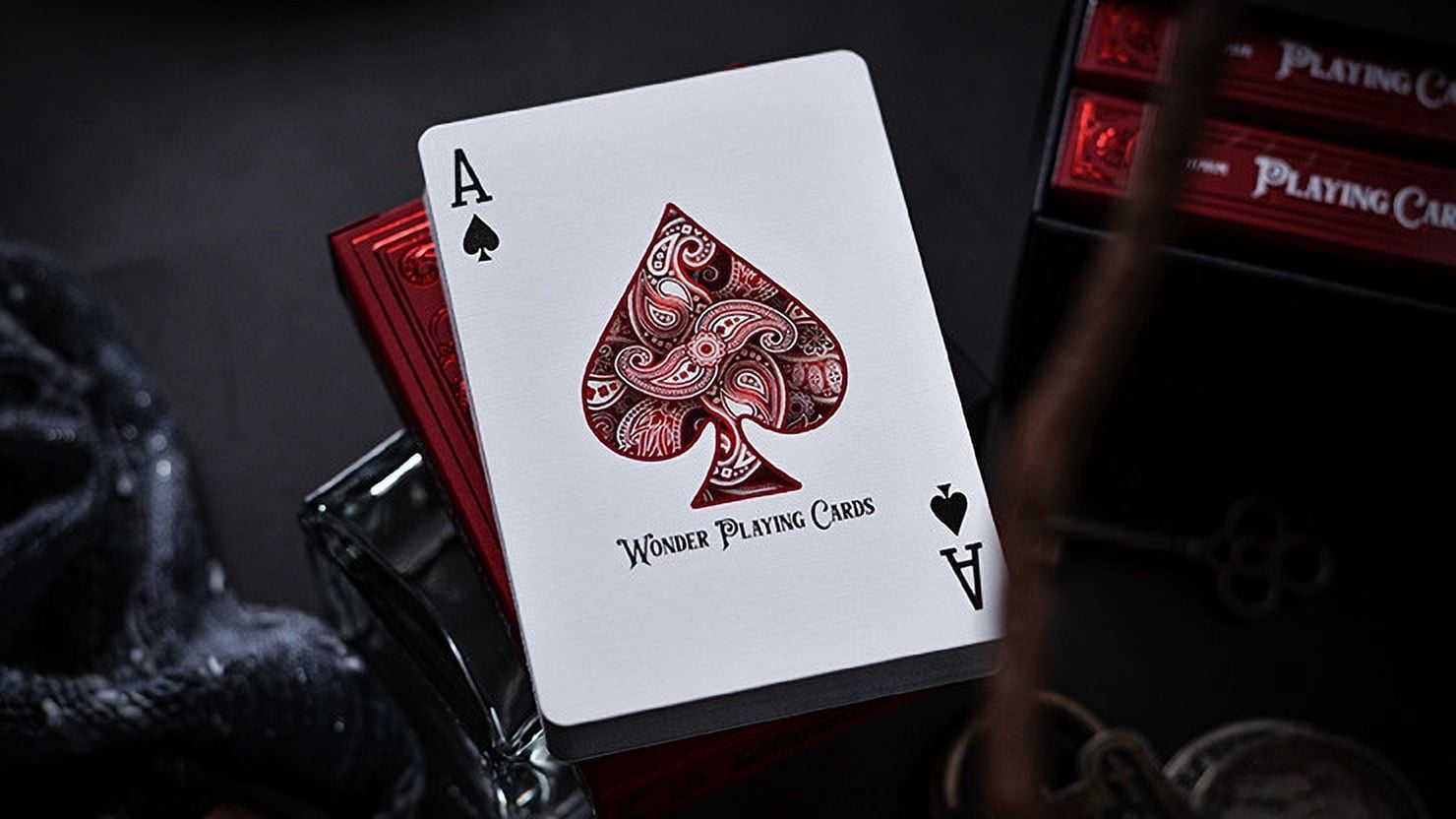 Scarlet Wonder Playing Cards by Wondercraft X Chris Hage