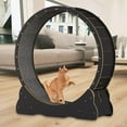 thumbnail image 3 of lionlar Roue d'Exercice pour Chat, Jouets d'Intérieur, Roue de Course pour Chat, Tapis Roulant pour Chat, avec Tapis L, 3 of 9