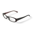 thumbnail image 2 of Walmart Women's FM14110 Rectangular Prescription Eyeglasses with Case, Black/Red, 2 of 6