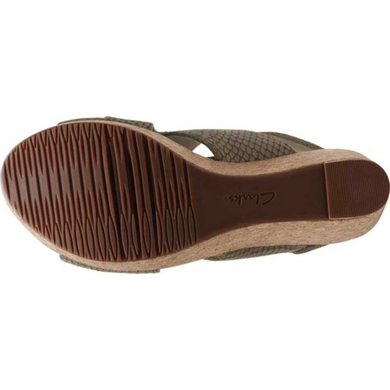 Women s Clarks Annadel Sky Wedge Sandal Walmart