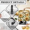 thumbnail image 4 of TSOVTHRID Hummingbird Sunflower Pattern Kitchen Mixer Cover Dust Cover for 6-8 Quart Stand Mixer Butterfly Letter Print Kitchen Appliance Cover Accessories Decor for Kitchen Aid Mixer Cover,L, 4 of 7