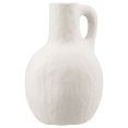 thumbnail image 2 of Bouclair Vase Pichet à Poignée Sculptural, Blanc Mat Texturé, 2 of 3