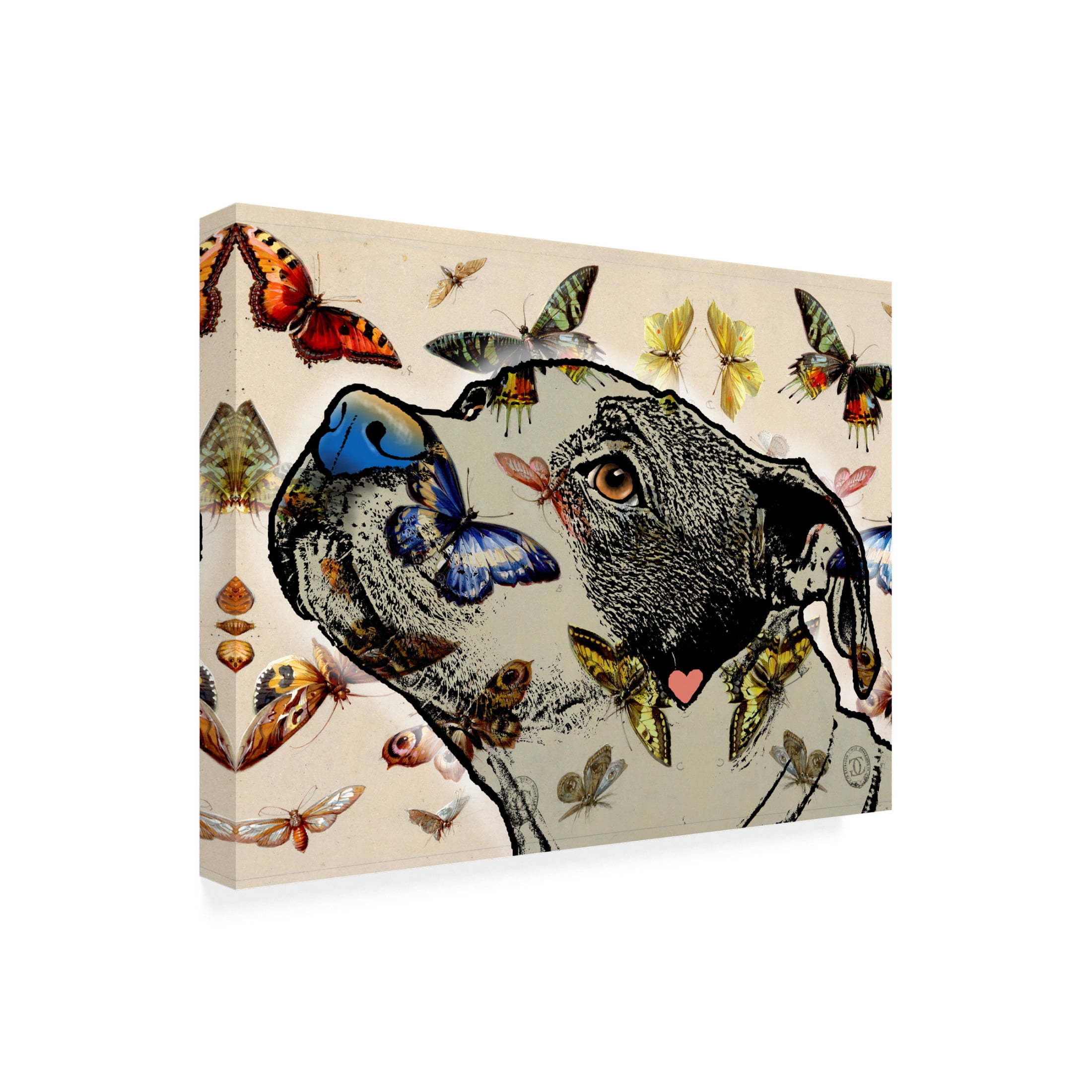 Canvas Wall Art - Dean Russo 'Around Here' Wall Art for Living Room, Bedroom, or Office Décor by Trademark Fine Art - 47 x 35 Inches