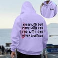 thumbnail image 1 of MHFRRA Sudadera Informal con Capucha para Hombre, de Manga Larga, con Diseño Estampado para Uso Diario, Cómoda Sudadera con Capucha para Otoño E Invierno Púrpura, 1 of 6