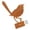 Little bird, variant on WINDLAND Vintage Metal Bird Statue Outdoor Garden Decoration Iron Sculpture Art Ornaments