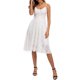 thumbnail image 1 of SAYOO Un vestido de cóctel elegante de encaje floral y rodilla sin mangas SAYOO  moda, 1 of 8
