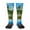 2 Black-2, variant on Island And Coral Reef Print Compression Socks for Both Men And Women for Running, Travel, Flight, Nurse
