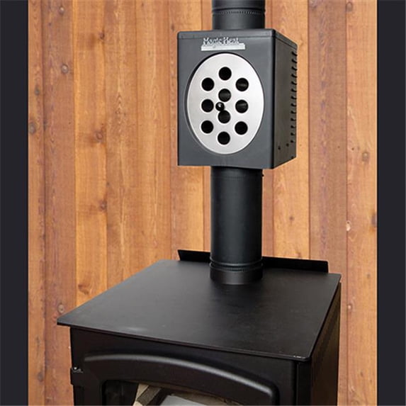 HY-C MH-6R 6 in. Magic Heat Flue Heat Reclaimer, Bottom Crimp