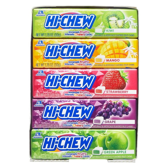 Hi-Chew Fruit Chews, Variety, 1.76 oz, 15-count