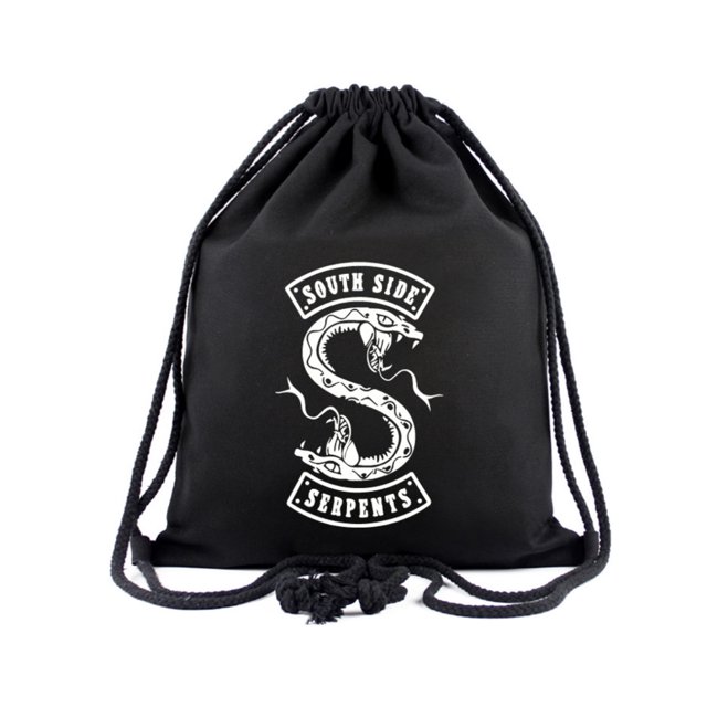 Bolsa con cordón Riverdales Anime String para natación y gimnasio, 40 x 34 cm