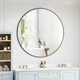 thumbnail image 5 of Huloretions Wall Mounted Mirror Round Vanity Dressing Mirrors,Circular Home Decor Farmhouse Mirror For Bathroom,Living Room Bedroom Entryway 39 Inch/42 Inch, 5 of 6