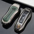 thumbnail image 3 of Zinc Alloy Car Key Case Car Key Full Cover Protection Bag For Cayenne Panamera Macan 911 718 Taycan Boxster Cayman 918 A- Black Brown, 3 of 6