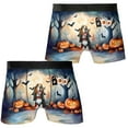thumbnail image 3 of Happy Halloween Vampire Basset Hound BOO with Pumpkins Fun and Spooky All Over Print Boxer Briefs Underwear for Men Dad Bassets Dog Breed Lovers Gifts Idea - 00018, 3 of 6