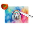 thumbnail image 4 of Carolines Treasures DAC4043LCB 15 x 12 in. Hippie Animal Sheep Glass Cutting Board, 4 of 5