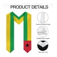 thumbnail image 6 of More design Graduation shawl Guinea-Bissau Flag & United States Flag Stole Sash Honor Study Aboard International Students, 6 of 9