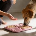 thumbnail image 4 of Non Slip Licking Mat - Silicone Pet Puzzle Feeder, Suction Cup Treat Pad for Dogs Cats, Slow Feed Textured Pattern Build, Pet Training Enrichment Mat, Home Feeding Activity Use, 4 of 9