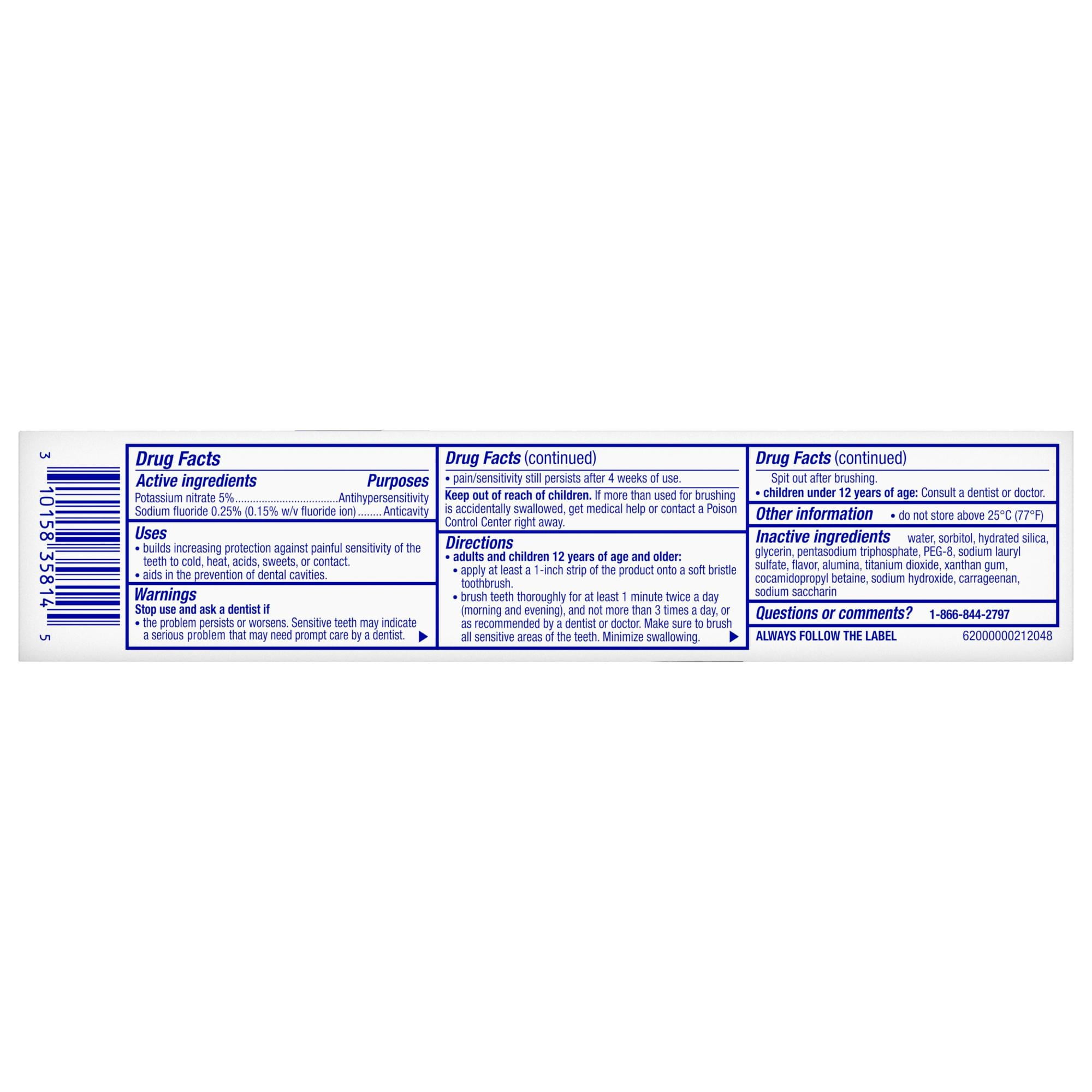 Sensodyne Clinical White Toothpaste Clinically Proven Whitening for Sensitive