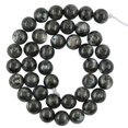 thumbnail image 3 of Perlas Sueltas de Labradorita Negra Zulema Redonda 10 mm 15 Pulgadas Cuentas sueltas, 3 of 3