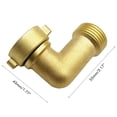 thumbnail image 4 of Naiovety Mangueras de conector de tubo, mano de obra de agua conjunta, pieza reemplazada, suministros de jardín, accesorios para el hogar, Jardín y Patio PC 1, 4 of 6