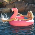 thumbnail image 3 of Balsas inflables Pool Float GoFloats Flamingo para adultos y niños, 3 of 8