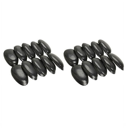 20 Pairs Black Plastic Hairdressing Dye Coloring Ear Cover Shield Protector
