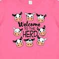 thumbnail image 4 of Inktastic Welcome to the Herd with cute Black and White Holstein Cows Boys or Girls Baby T-Shirt, 4 of 5