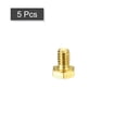 thumbnail image 3 of Unique Bargains Brass Hex Bolts, 1/4-20x3/8' 5 Pack Fully Thread Grade 4.8 Machine Screws, 3 of 4