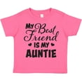 thumbnail image 3 of Inktastic My Best Friend is My Auntie with Hearts Boys or Girls Toddler T-Shirt, 3 of 5