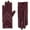 Plum, variant on Women's smartDRI Chevron Shortie Touchscreen Gloves - 30004