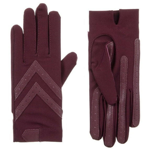 Isotoner Women's smartDRI Chevron Shortie Touchscreen Gloves - 30004