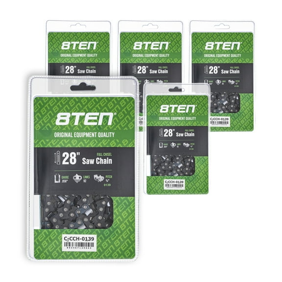 Full Chisel Chainsaw Chain 28 inch .058 3/8 92DL for McCulloch ProMac 800 5 Pack 810-CCC2351H