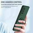 thumbnail image 5 of Allytech Cover for Samsung Galaxy Z Fold 4 Case with Ring Holder, Samsung Z Fold 4 Case, 360° Ring Holder Stand Magnetic All-Inclusive Protective Shell Case for Galaxy Z Fold4 5G 2022, Darkgreen, 5 of 6