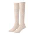 thumbnail image 4 of Daznico Women's Knit Knee High Socks Semi Opaque Stretch Soft Breathable Daily Dress Matching Mid Calf Stockings, 4 of 5