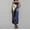 Blue, variant on LOVZFMLL Dresses Women's Spring/summer Sleeveless Strapless Print Dress