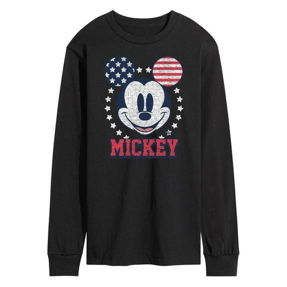 Mickey & Friends - Mickey USA Ears - Men's Long Sleeve T-Shirt