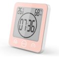 thumbnail image 1 of Reloj de baño Temporizador Termómetro de baño impermeable Higrómetro Baño Maquillaje Cocina (Rosa), 1 of 5