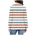 thumbnail image 4 of Womens Plus Size Fall Clothes, Long Sleeve Shirts for Women Fashion Loose Fit Striped Printed V Neck T-Shirts, 4 of 6