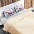 thumbnail image 6 of Ryvnso Satin Pillowcase Hummingbird and Hydrangea-1 Pillow Cases Standard Size 26x20in, 6 of 6