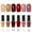 Fall Warm Tone, variant on Gellen Nail Polish, Quick Air Dry 6Colors Nail Lacquer Set Winter Cold Tone Trendy Nail Polish Kit for Nail Manicure DIY Art Home, No UV Light Needed, 0.33 oz