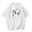 White, variant on Men Summer Tops Men's Short Sleeve T Shirt Round Neck Trend Base Shirt Half Sleeve Loose Body Shirt for Everyday Casual Wear Khaki 3XL