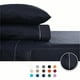 thumbnail image 1 of Juego de Sábanas King Size 2800 Hilos Extra Suave Premium Textura Rayada Soft Nature, 1 of 5