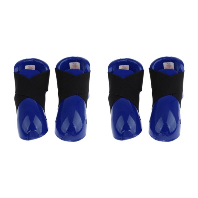 Zapatos de protección Yuarrent sparring equipo universal Taekwondo Karate Azul l 2Conjunto