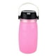 thumbnail image 2 of Botella de agua luminosa que brilla en la oscuridad, deportiva, con linterna Rosa, 2 of 9