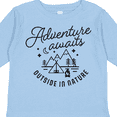 thumbnail image 4 of Inktastic Adventure Awaits Outside in Nature with Tent and Mountains Boys or Girls Long Sleeve Toddler T-Shirt, 4 of 5