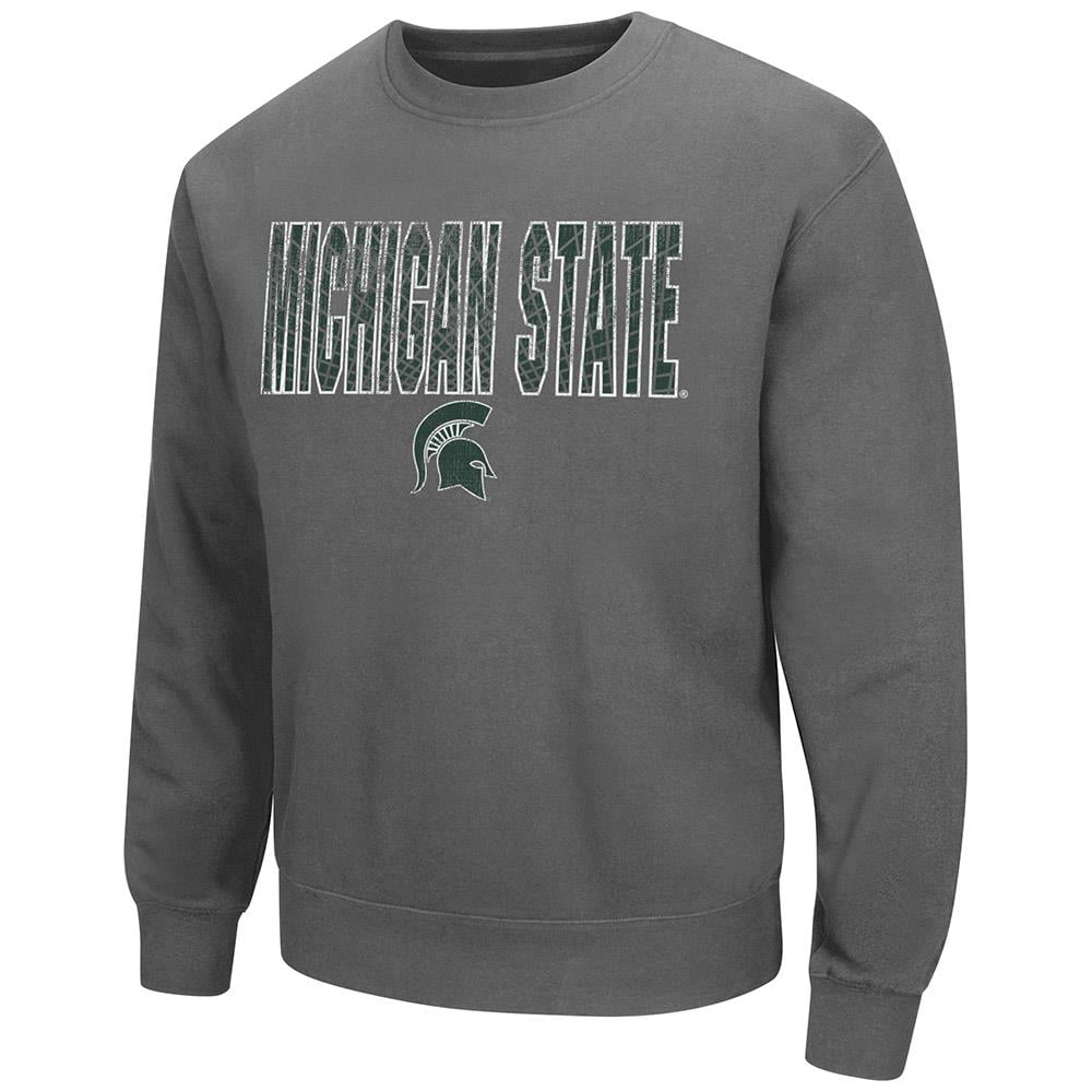 Mens Michigan State Spartans Crew Neck Sweatshirt by Colosseum