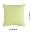 thumbnail image 3 of Housse de Coussin d'Extérieur Imperméable - 19,7 Pouces x 19,7 Pouces - Protège-Coussin Moderne Uni, Housse de Mobilier de Patio Contemporain, Coussin de Dossier Résistant aux Intempéries, JKODE, 3 of 7