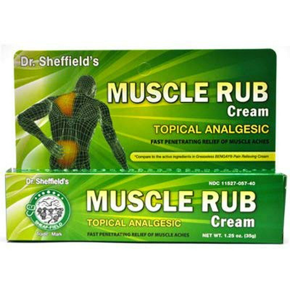 Muscle Rub Cream Topical Analgesic 1.25 oz. Pack of 1