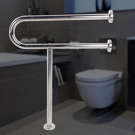 Stainless Steel U-Shaped Toilet Safety Frame Rail Handicap Elderly Grab Bar