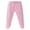F56-Pink, variant on FYDUU Baby Boys' Pull On Footed Pants Soft Baby Pants Elastic Waist Full Coverage Sleeper Boys Girls Jogger Pants Comfort Trousers 9-12 Months