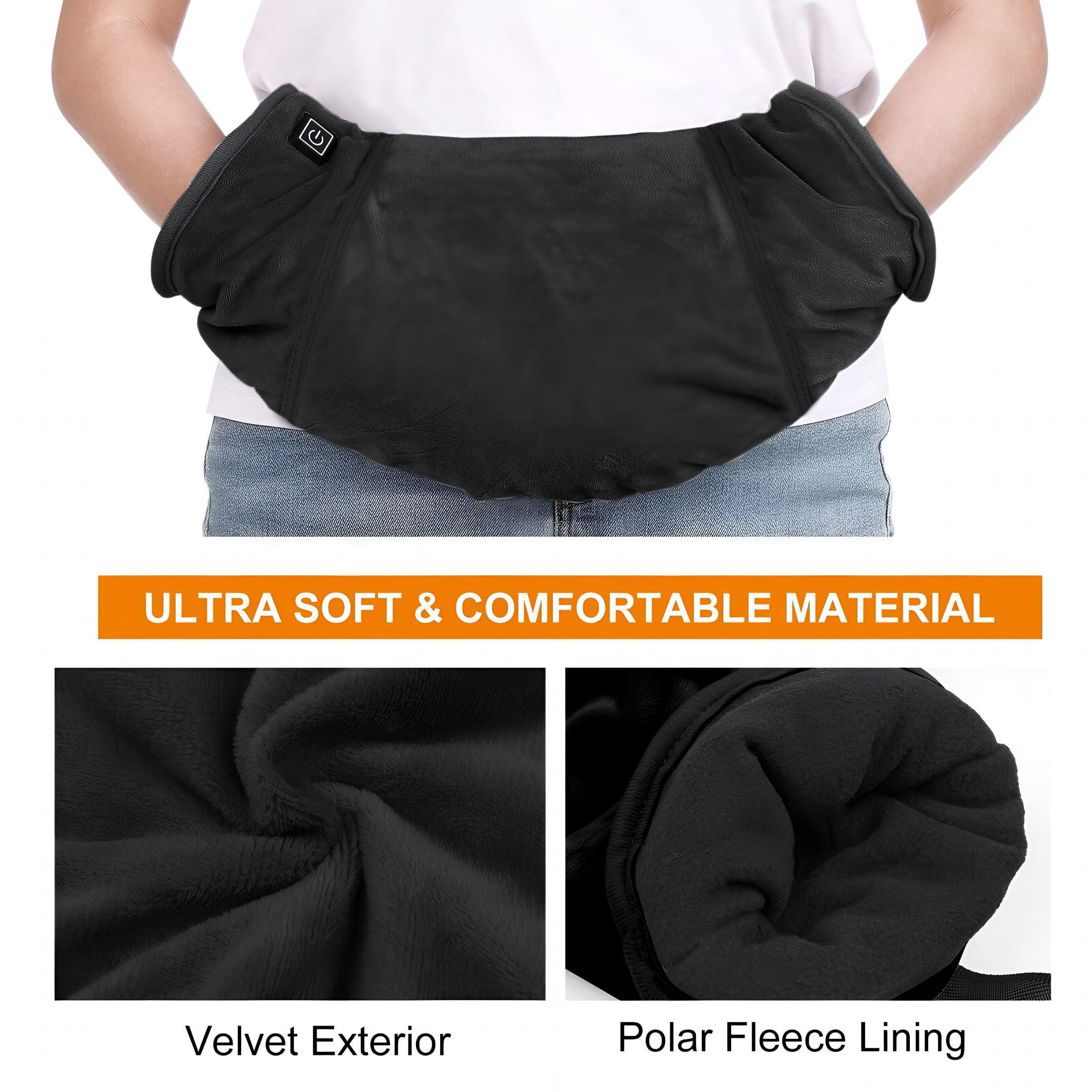 TELOLY 2026 New Electric Heated Hand Warmer Muff Cold Weather Thermal Glove Waist Bag for Hunting Skiing Camping Insulated Hand Warmers